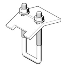 20x SIKLA Spannbügel 41 M 8 192566 (VPE20) Befestigung Traversen an Stahlträgern