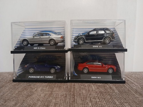 4 automax model cars 1/76 new