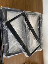 Lot Of 25 Blank Black Plastic 25 Pieces License Plate Frame Frames With Tabs 1 Lot Of 25 Blank Black Plastic 25 Pieces License Plate Frame Frames With Tabs 1