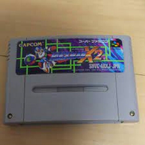 Used Capcom 1994 Rockman X2 Megaman Super Famicom SFC SNES Japanese Retro Game - Picture 11 of 12