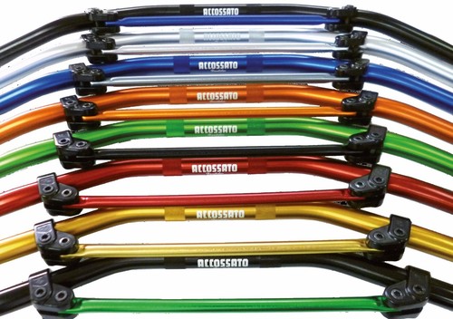 Barra Trasversale Per Manubrio Moto | Lega Alluminio 7/8" | Regolabile Per Accessori