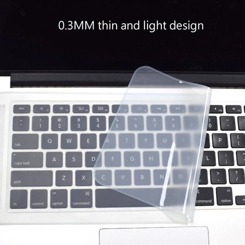 Ultra-Clear Silicone Keyboard Cover Dustproof Waterproof Soft Silicone Protector - 第 2/16 張圖片