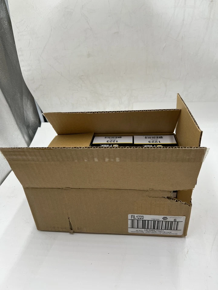 (Caja de 6) Filtro de aceite de motor NAPA Gold 1223 para BMW 1996-2009 Foto 2 de 4