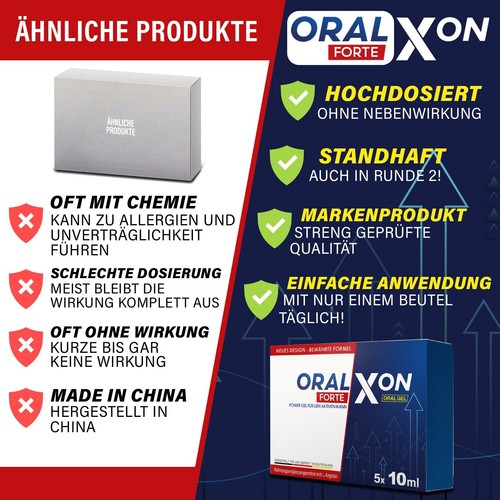 Saint Nutrition® Oralxon Forte Potenz Gel extra stark lange sex Durchhalten - Bild 6 von 6