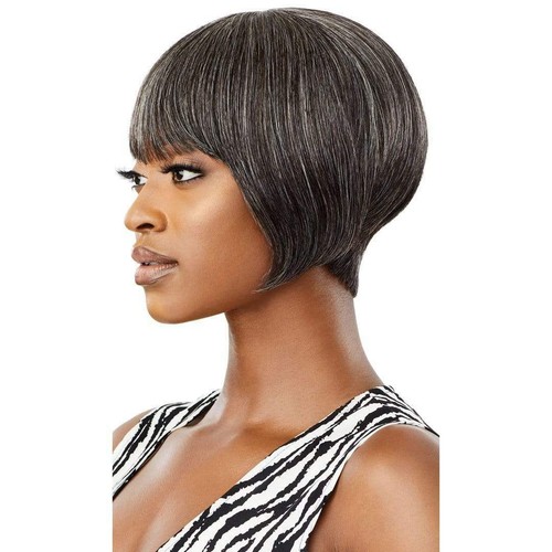 FAB & FLY GRAY GLAMOUR UNPROCESSED HUMAN HAIR WIG - HARRIET - Picture 3 of 12
