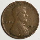 1912 United States Lincoln Wheat Cent Penny - Good (G) KM#132 - WC12PG