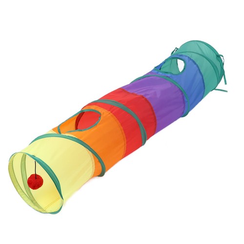 Pet Play Tunnel Collapsible Durable Easy to Clean Cat Tube Toy for Cat - Picture 9 of 9