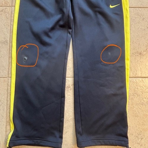 Nike Vintage Y2k Baggy Skater Sweatpants Therma Fit Fleece Lined • size Large - Picture 4 of 4