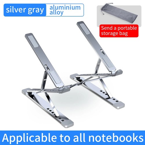 Adjustable Laptop Stand Aluminum for Macbook Tablet Tab Foldable Laptop Holder - Picture 1 of 7