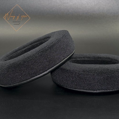 Velour Deep Memory Foam Ear Pads For Sennheiser Massdrop x HD58X Jubilee HD6XX - Picture 5 of 12