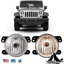 For 2007-2011 Jeep Wrangler Jk 09-10 Dodge Journey Clear Lens Lamps Fog Lights For 2007-2011 Jeep Wrangler Jk 09-10 Dodge Journey Clear Lens Lamps Fog Lights