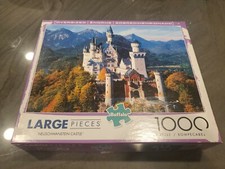 Reinhard Schmid Neuschwanstein Castle 1000 Large PC Puzzle Buffalo Used 2000