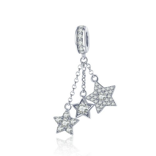 New 925 Sterling Silver Dazzling Star & Night Sky Starry Charm Pendant Jewelry - Picture 13 of 119