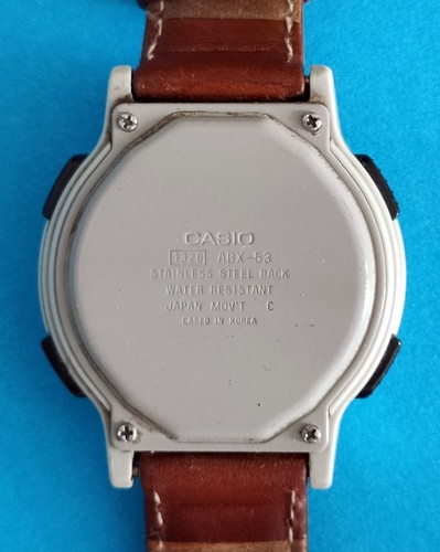 Casio ABX-53 (1326) Uhr Ana-Digi Twincept mit Data-Bank von 1995 - Bild 5 von 8