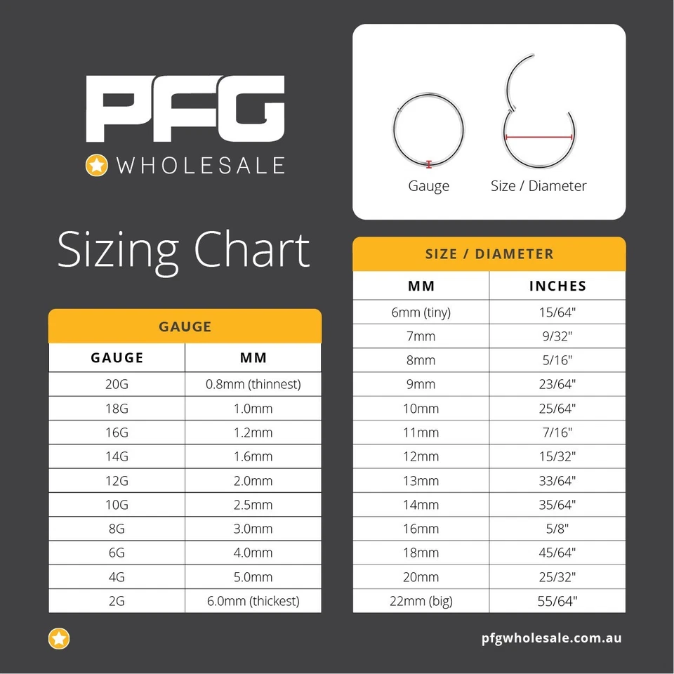 1pc Titanium 6G Hinged Hoop Sleeper Septum Nipple Segment Earring Ring 10mm-20mm Foto 4 de 4