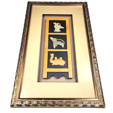 VTG Ren-Wil Inc./Ren-Wil 3D Wall Art Framed Behind Glass. Made in Canada 26"X16"