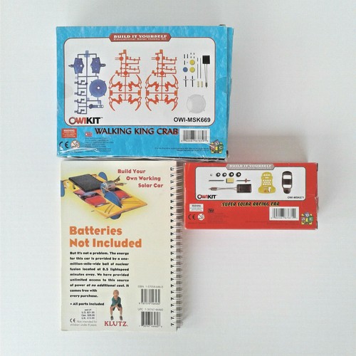 Klutz The Solar Car Book (Book Only) & 2 RobotiKits: Solar King Crab & Solar Car - 第 2/3 張圖片