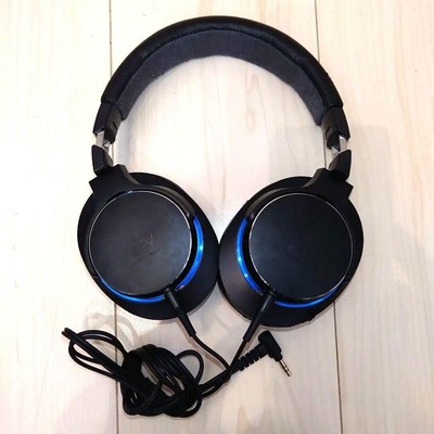 GEBRAUCHT Audio-Technica ATH-MSR7b Schwarz Dynamisch Versiegelt Typ Kopfhörer...