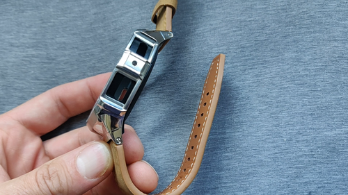 Acier Inoxydable Étui pour Samsung Galaxy Montre 5 Pro 45mm Cuir Véritable - Vidéo 1 sur 1
