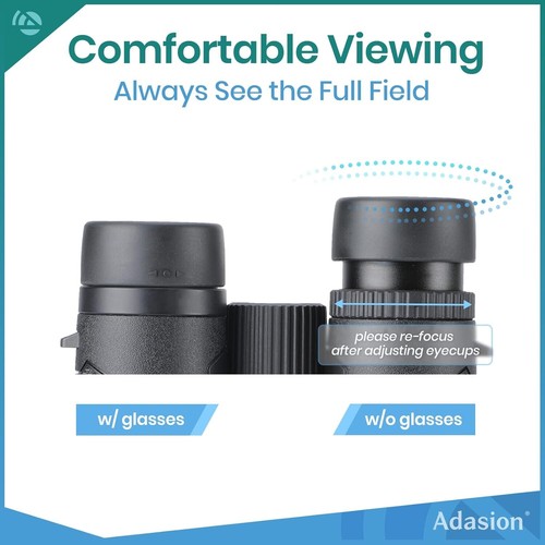 Versatile 12x42 Binoculars with Phone Adapter - Ideal for Travel & Sports - Picture 8 of 10