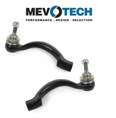 Pair Set of 2 Front Outer Steering Tie Rod Ends Mevotech For Ford Jaguar Lincoln