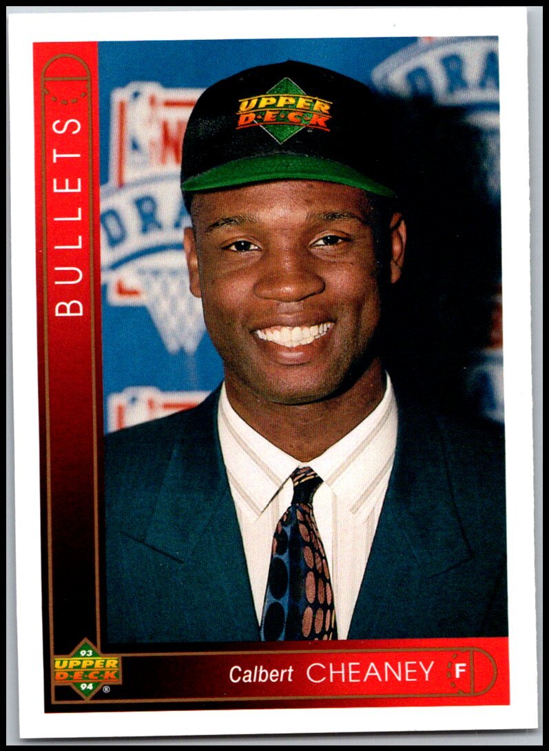 1993-94 UD Upper Deck #164 Calbert Cheaney - Rookie RC FREE SHIPPING!