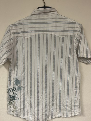 Corona Extra Men’s Button down Shirt - White/Blue Color - New - Picture 6 of 10