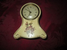 Rare Thorens clock Der Alte Spinnrad Madein Made in Switzerland AS-IS Not workin