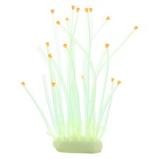 Aquarium Simulation Coral Sea Urchins Silicone Fluorescent Ornaments Decor