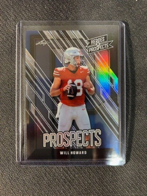 2024 Leaf Heroes & Prospects WILL HOWARD #86/99