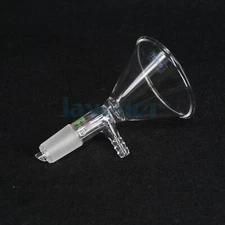 19/26 Joint 75mm Funnel O.D Lab Glass Conical Filtering For Chemistry