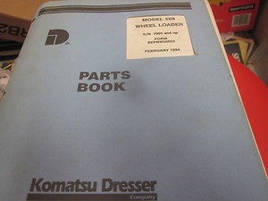 Dresser Model 568 Wheel Loader Parts Book Manual Ebay