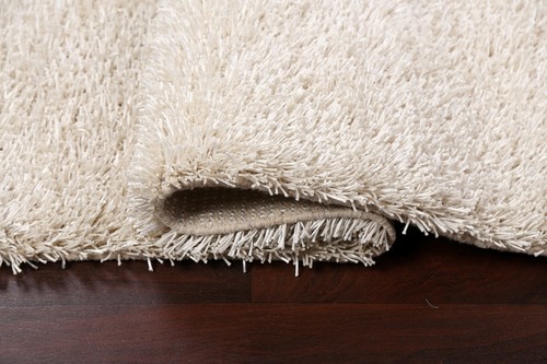 Thick-Plush Solid Contemporary Shaggy Oriental Area Rug Hand-tufted 5'x7' Carpet - Picture 11 of 12