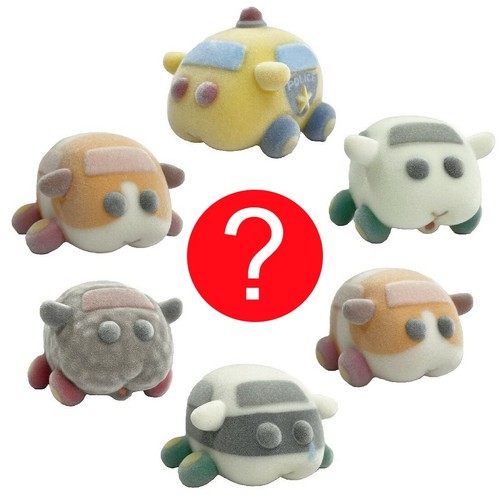 Pui Pui Blind Box Cute Kawaii Guinea Pig Car Flocked Sofubi Figure 1 Random Toy - Bild 1 von 10