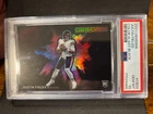 2021 PANINI OBSIDIAN COLOR BLAST BLACK JUSTIN FIELDS #CB24 PSA 10 RC ROOKIE