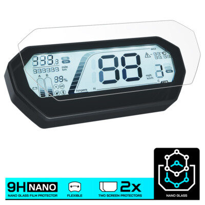 SUPER SOCO CPX (2021-) NANO GLASS Displayschutzfolie x 2