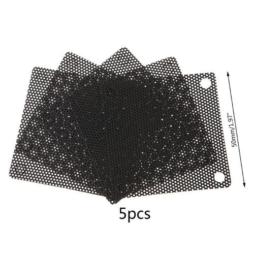 50x50mm Dust Filter for Computer Cooler Fan,PC Fan Dust Mesh PC Cooler Filter
