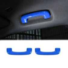 Interior Roof Grab Bar Handle Cover Trim For Jeep Grand Cherokee 11+ Bright Blue
