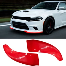 Car Front Bumper Lip Splitter Trim Cover For 2015-2021 Dodge Charger SRT Scat 