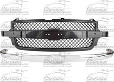 GRILLE CHR/TEXTURED BLK SILVERADO 2500 HD/3500 99-02 | GM1200523