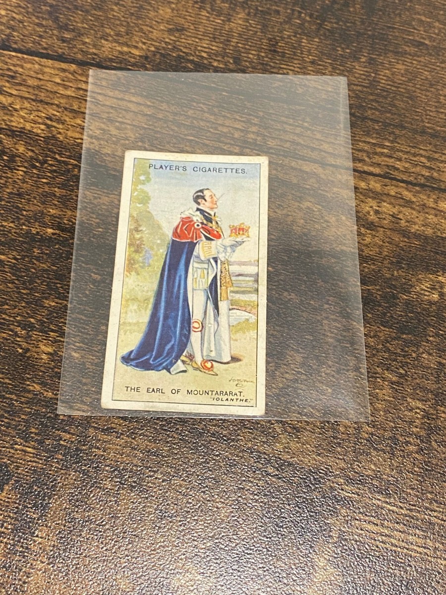 tobacco lord 1927 Player's Gilbert and Sullivan Series 2 Tobacco Lord Mountararat #15
