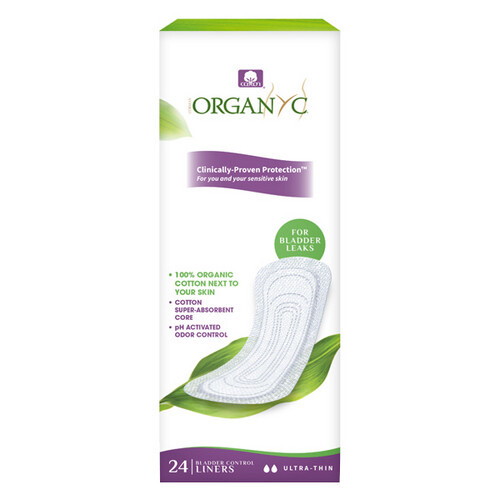 Light Incontinence Ultra-Thin Liner 24 Count By Organyc