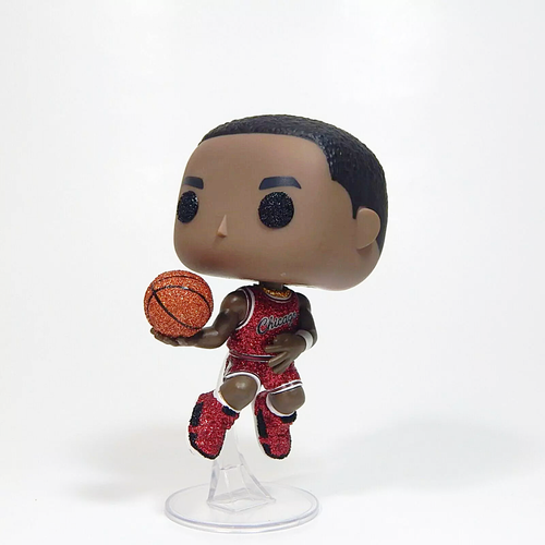 Michael Jordan Funko Pop NBA #193 Glitter Cool Collectorz Custom LE 25pcs - Picture 2 of 14