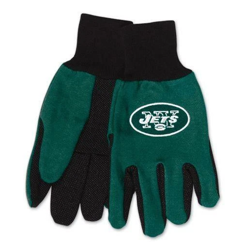 SPORTS TEAM UTILITY GLOVES PAIR: NEW YORK JETS - 6 PACK