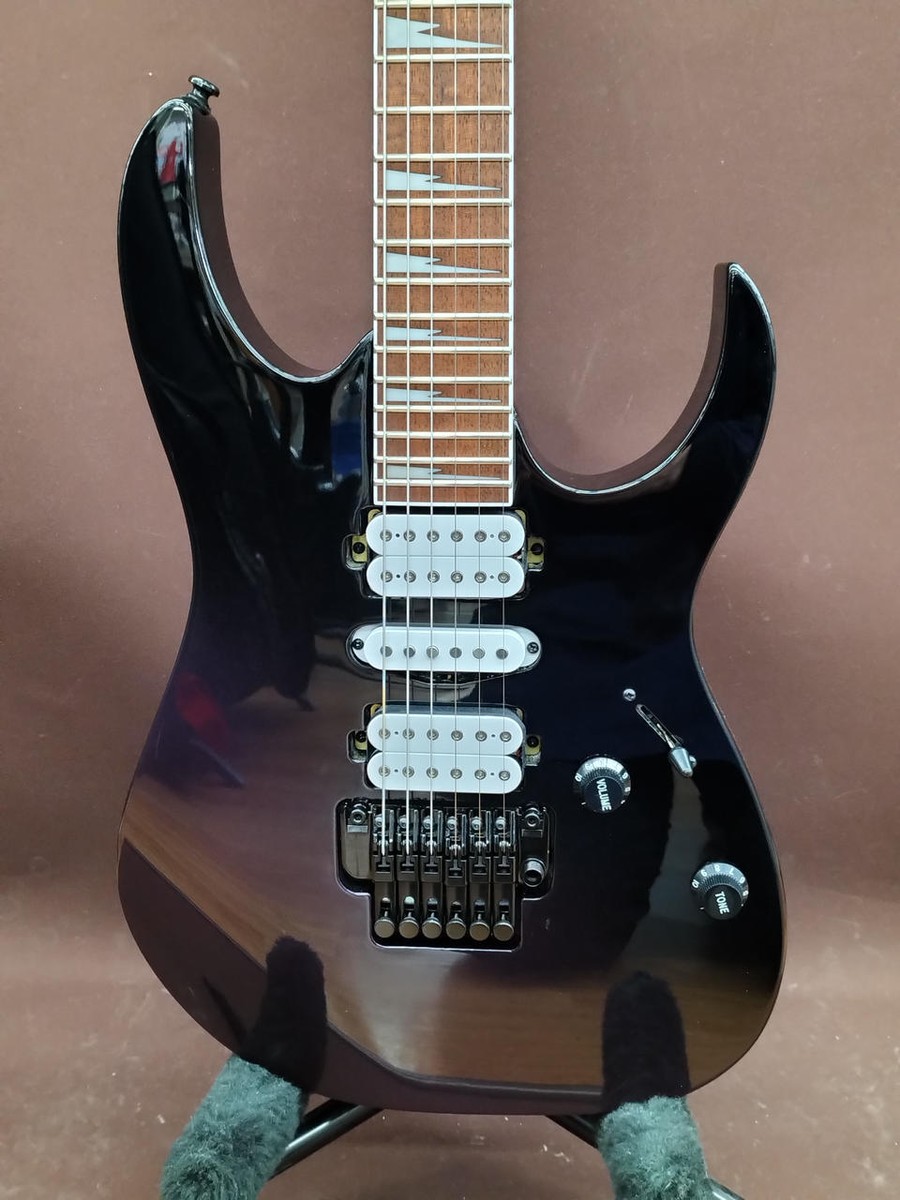 Ibanez RG470DX Electric Guitar Black Used Shipping From Ibanez RG470DX Electric Guitar Black Used Shipping From