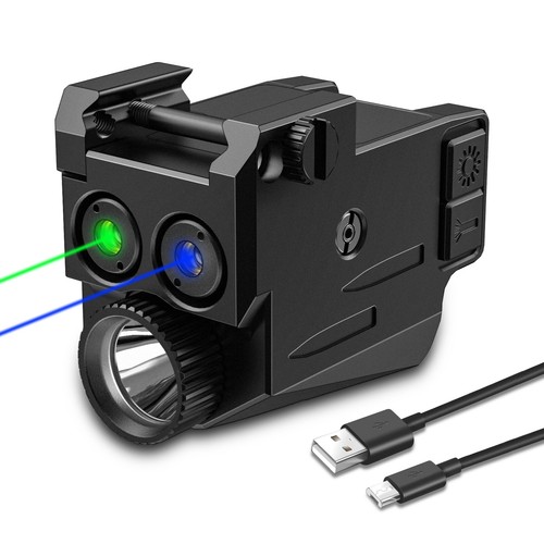 Adjustable Laser Sights for Handguns Blue/Red Green Laser Light Combo for Pistol - Picture 14 of 15