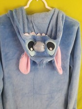 Disney Lilo & Stitch Adulto Talla Mediana 8-10 Una Pieza Mameluco Ropa de Dormir Pijama