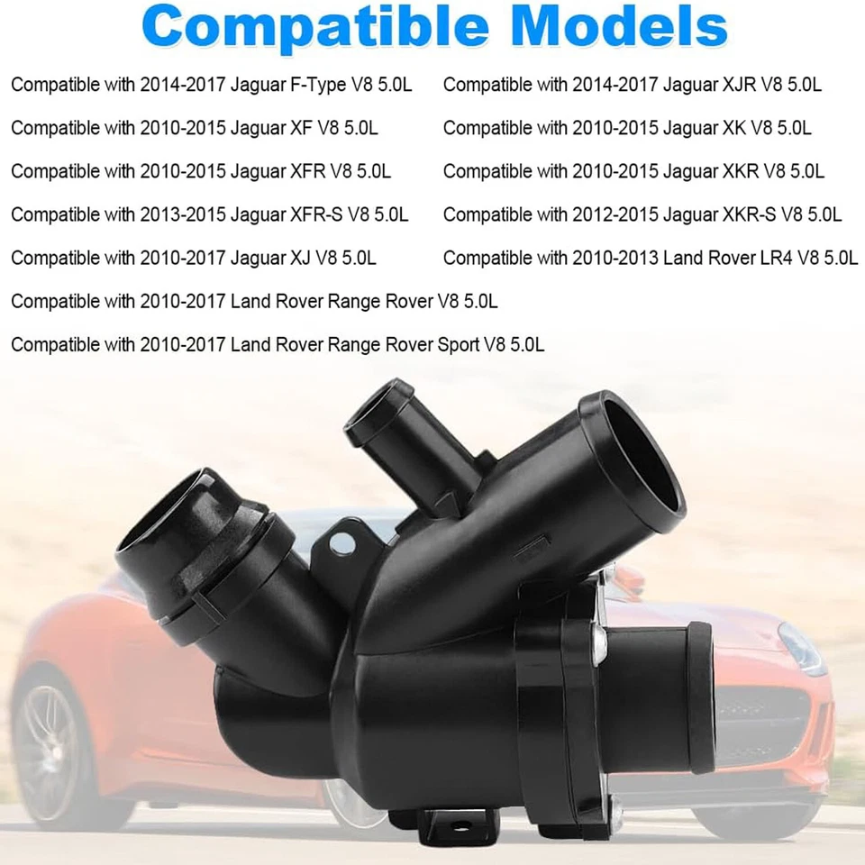 Thermostat For 2010-2017 Rover Range Rover/Rover Sport 2010-2013 Land Rover LR4 — 第 4/4 张图片