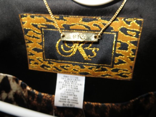 NWT Kimora Lee Simmons KLS Black Cheetah Jacket Blazer Hip Hop Dress Coat Small - Picture 11 of 11