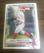 LUKE MURPHY 2021 1st BOWMAN DRAFT CARD #BD-115 ANGELS (FIRST PROSPECT BASE)